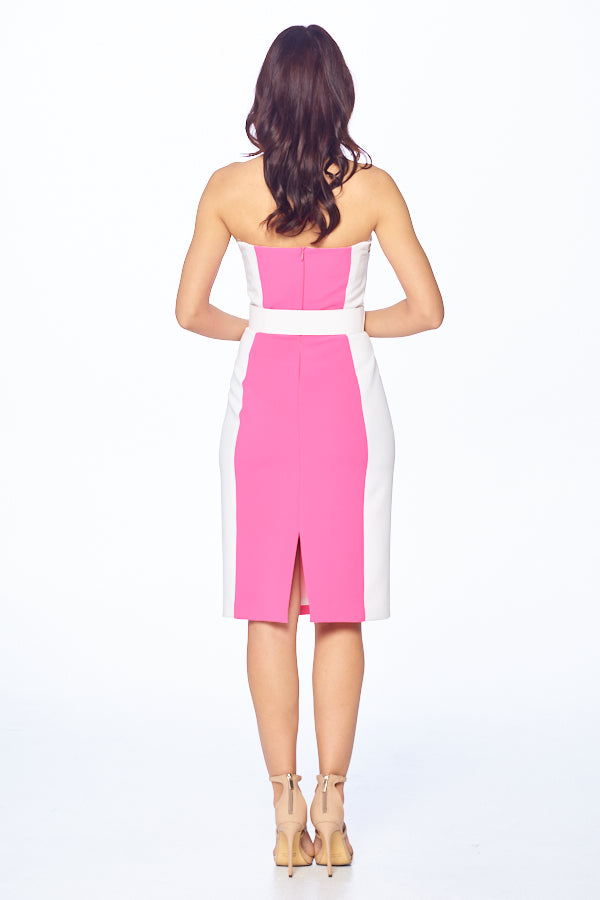 Classic Statement belted midi dress