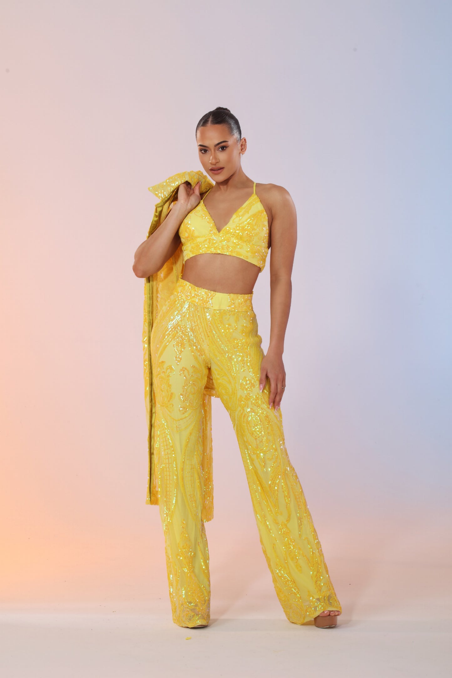 *Pre-Order Femme Iridescent Sequin Set