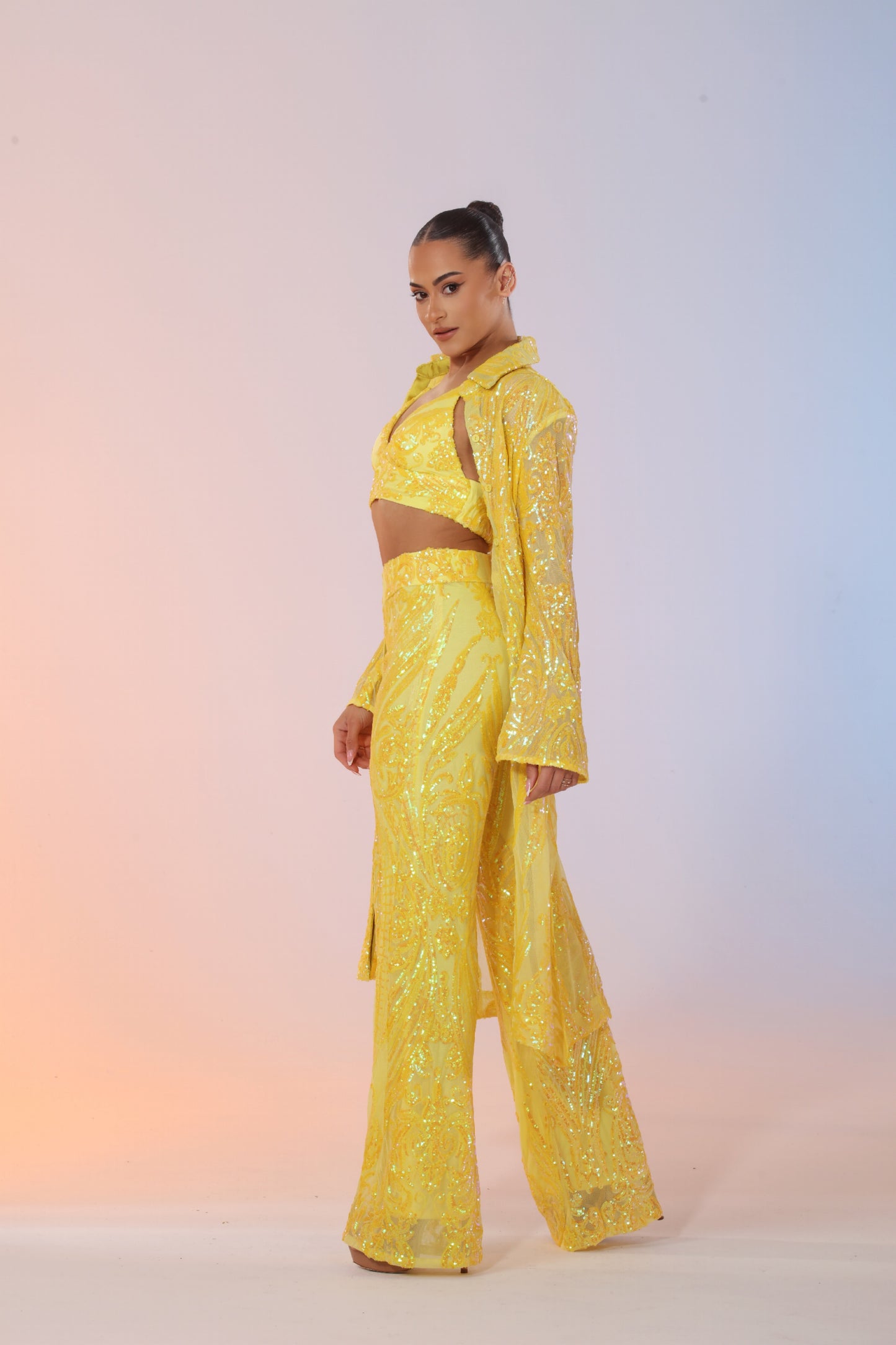 *Pre-Order Femme Iridescent Sequin Set