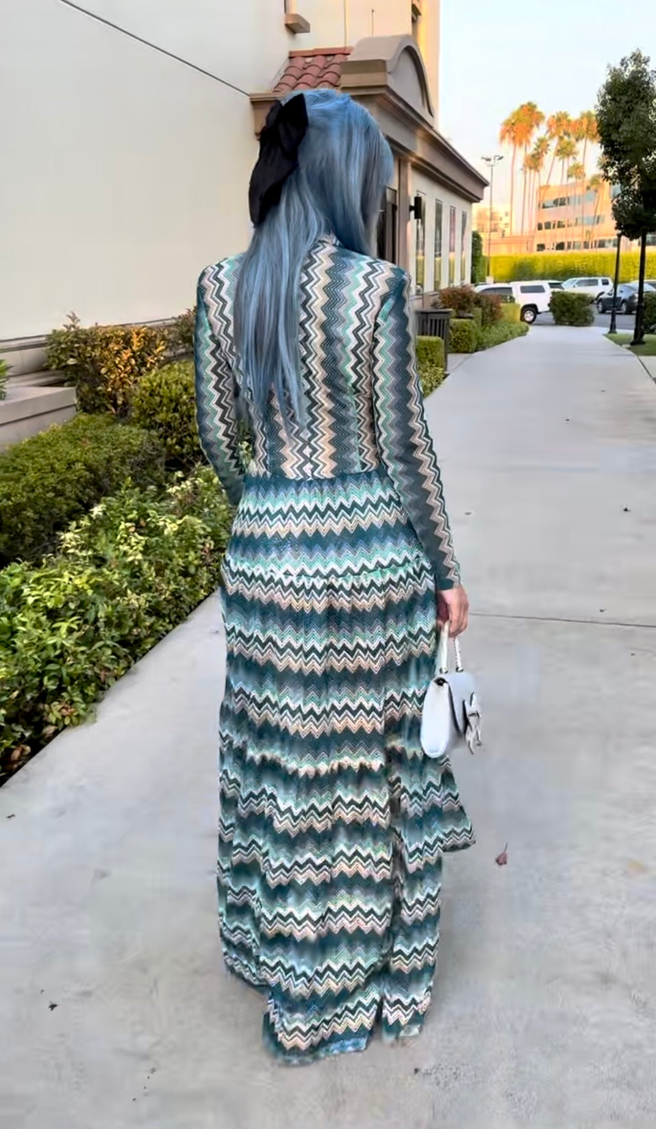 Missoni chevron zig-zag print jacket and pants suit set