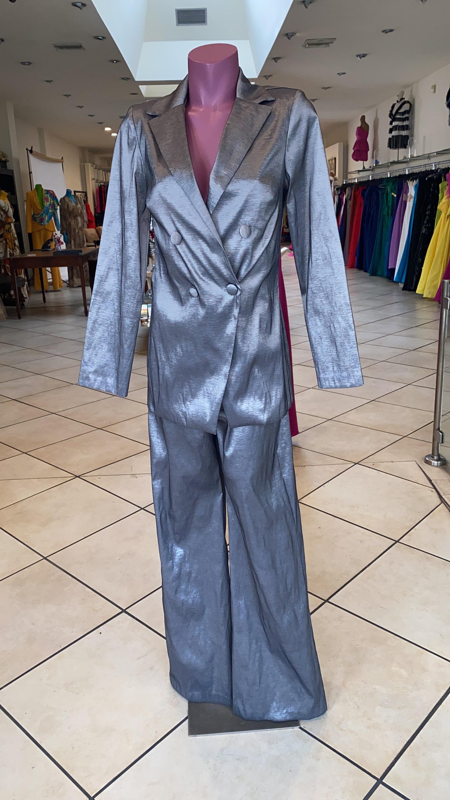 Strapless peplum gathered bust stretch taffeta gown