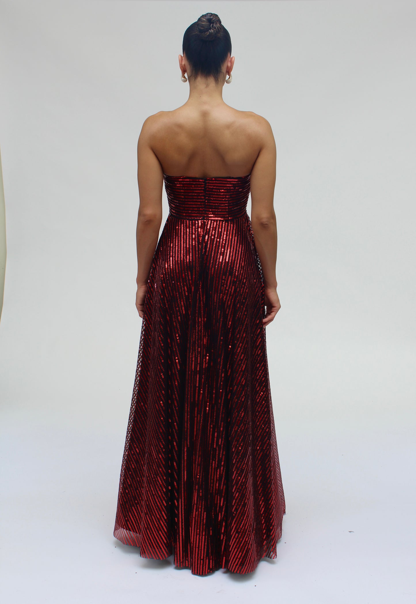 *Pre-Order Enchanted evening strapless gown with pockets