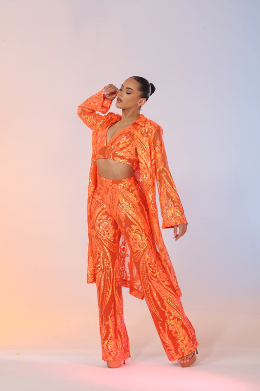 *Pre-Order Femme Iridescent Sequin Set