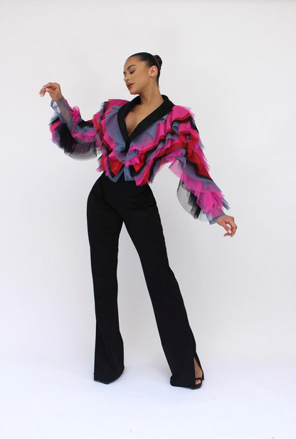 Tulle bolero It girl jacket