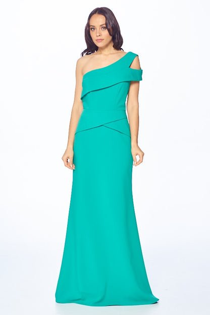 Event ready one shoulder long gown