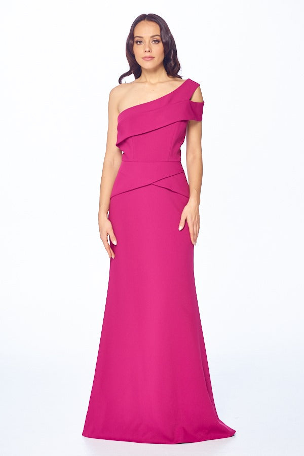 Event ready one shoulder long gown