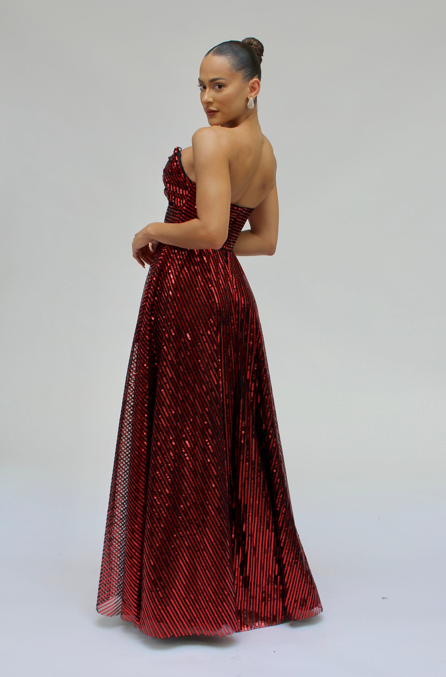 *Pre-Order Enchanted evening strapless gown with pockets