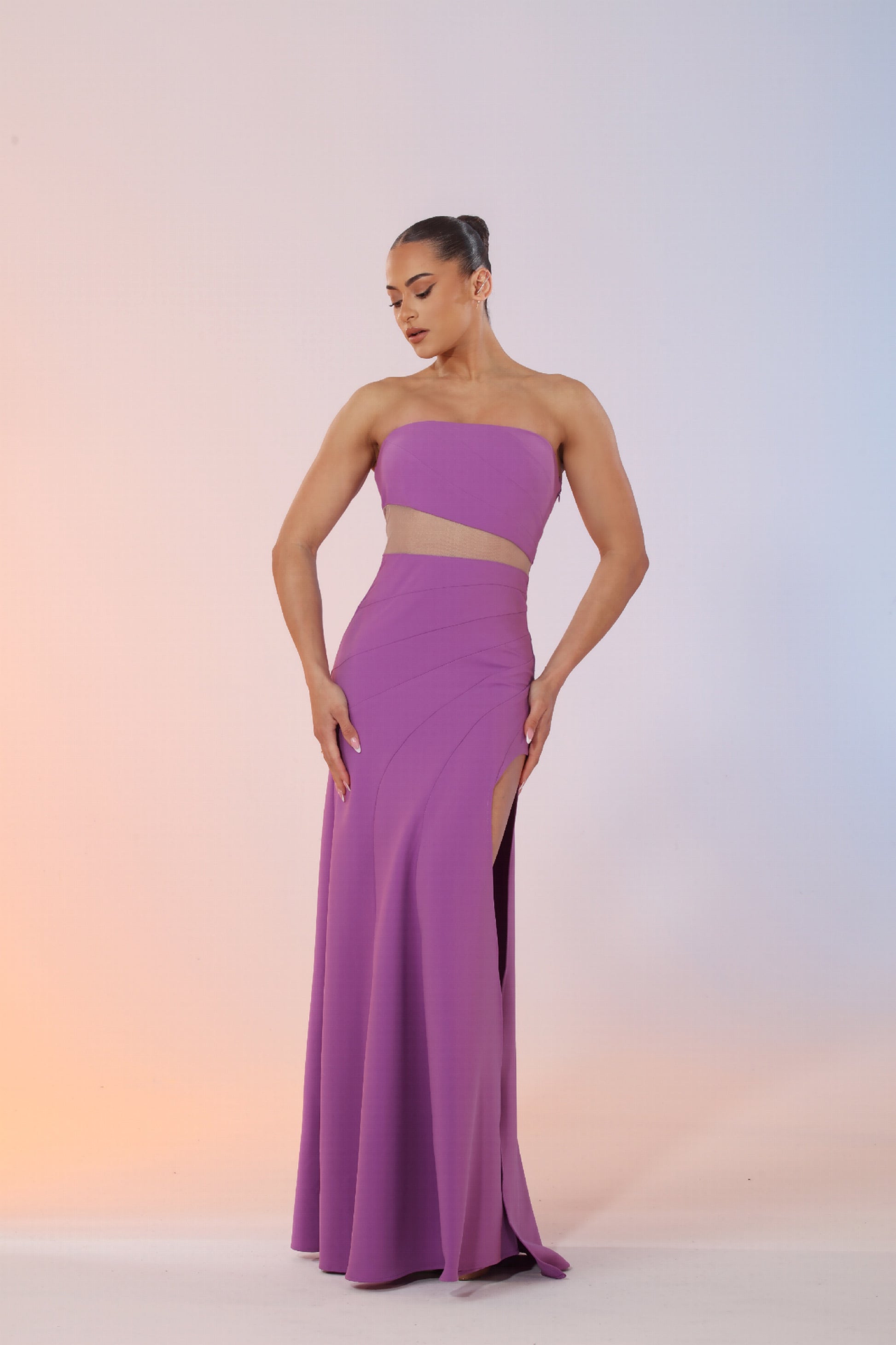elle purple dress The 5th Avenue Dress in Lavender L