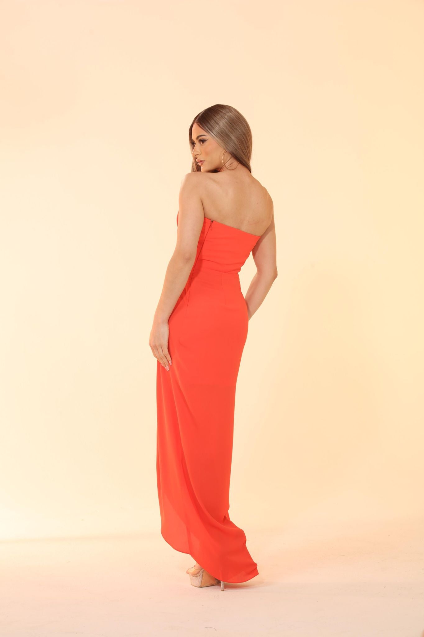 Fancy me tulip hem maxi dress