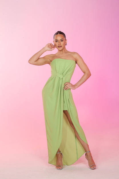 Fancy me tulip hem maxi dress