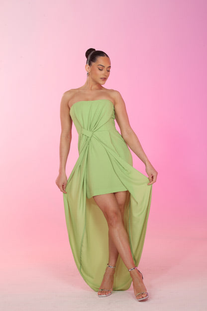 Fancy me tulip hem maxi dress