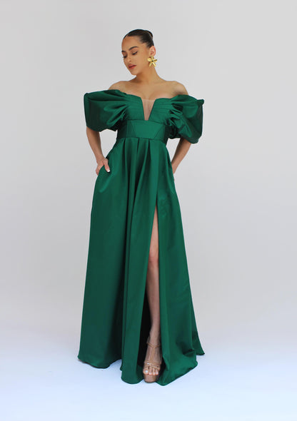 *Pre-Order Midnight gala of the shoulder gown