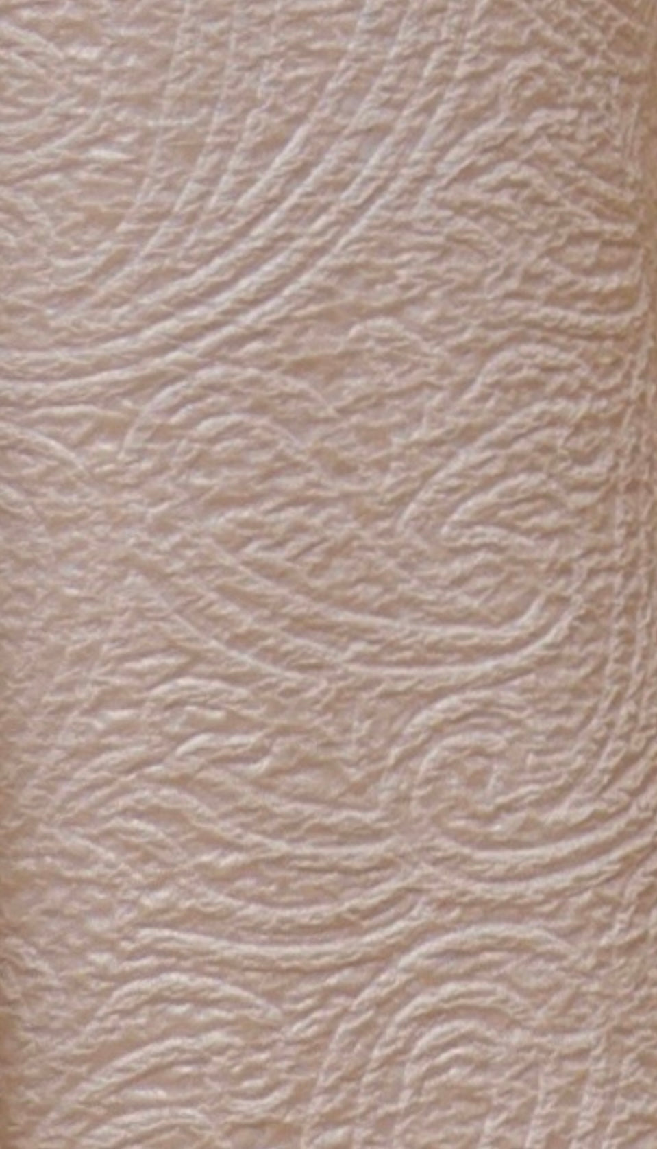 Pearl textured knot front long sleeve slit gown