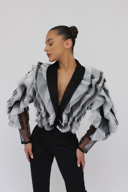 Tulle bolero It girl jacket