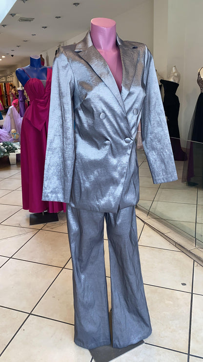 Strapless peplum gathered bust stretch taffeta gown